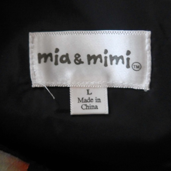 NWT Mia & Mimi Girls L (10) Satin Floral Dress with Crinoline - Picture 11 of 13